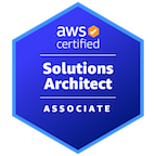AWS Certified Solutions Architect – Associate badge